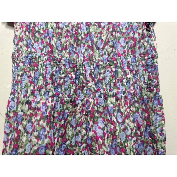 Ralph Lauren Floral Crinkle Tiered Dress Women 6 Ruffle Midi Dainty Peasant Farm - Picture 14 of 14